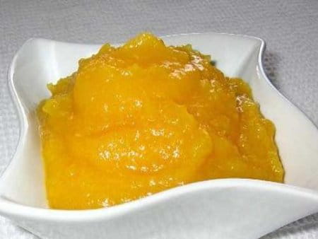Пюре из тыквы с яблоком