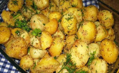 Картошка в белковом кляре