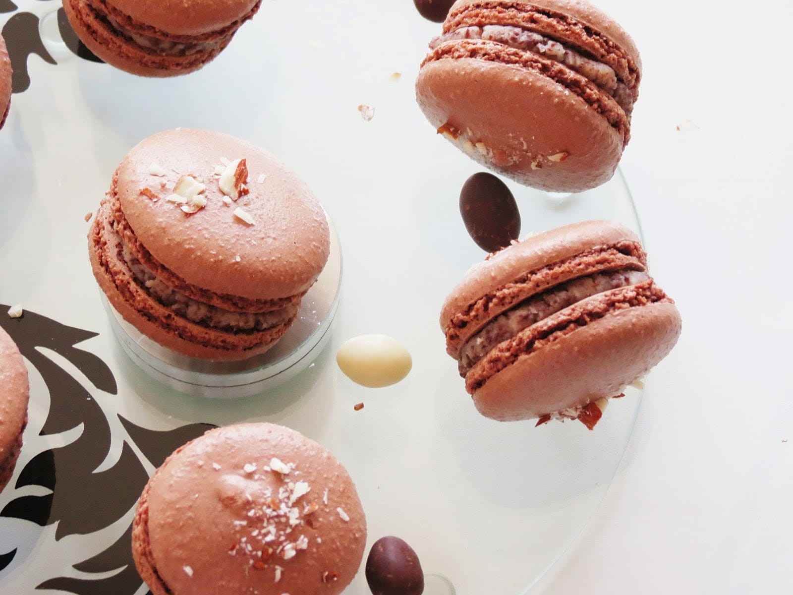 Шоколадные macarons