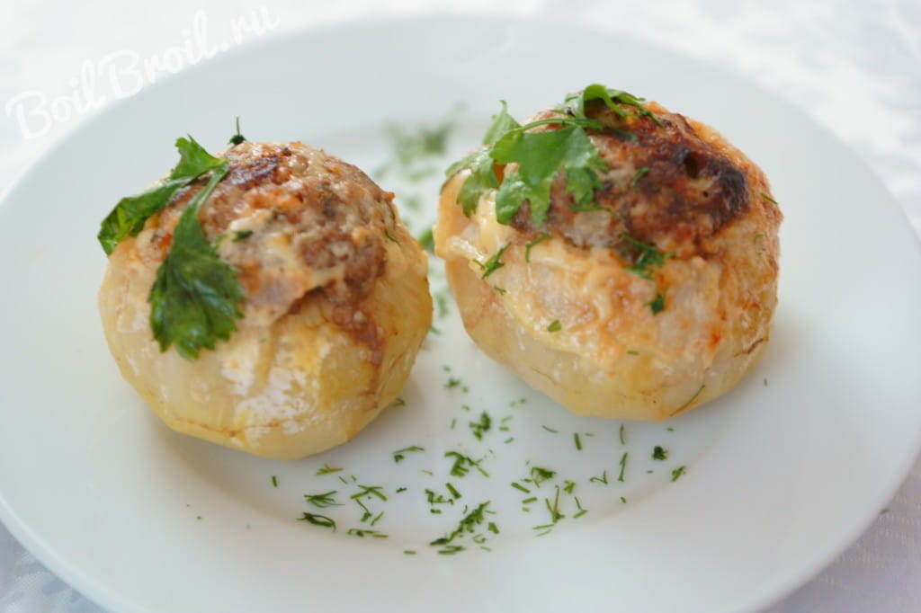 Фаршированная кольраби