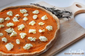 Пицца с тыквой и козьим сыром Пицца с тыквой и козьим сыром
