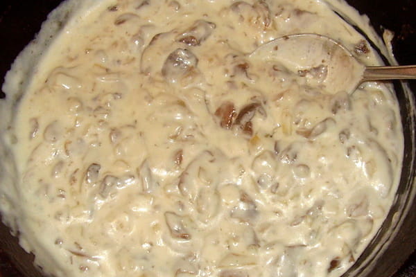 Соус из шампиньонов с лимоном