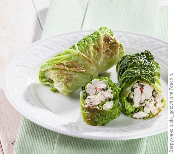 Голубцы с курицей Голубцы с курицей