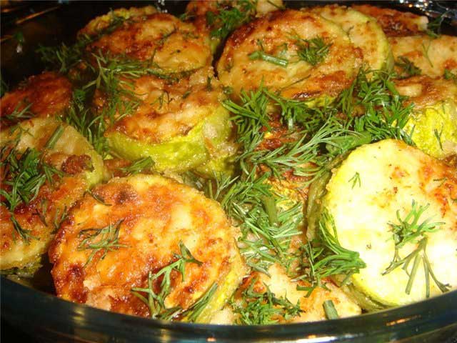 Кабачки с хрустящей корочкой