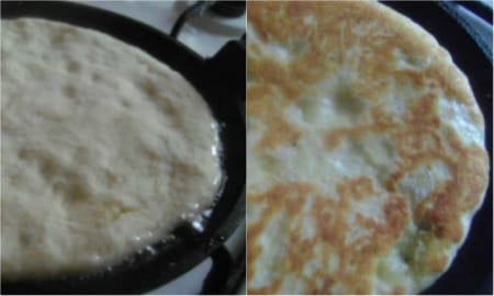 Лепешки на кефире с начинкой 4