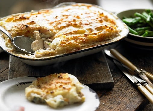 Запеканка с рисом и мясом