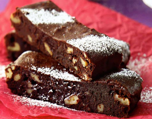 Брауни с грецкими орехами