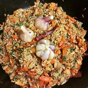 Плов из гребешка