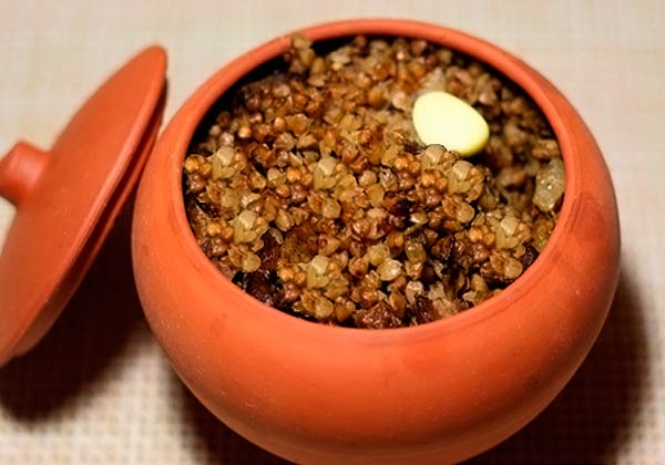 Гречка с мясом в горшочке
