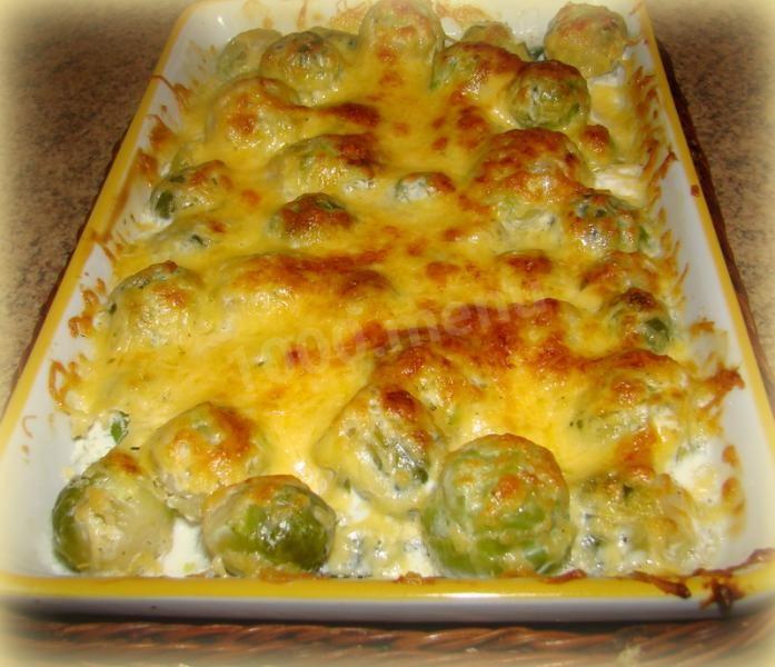 Брюссельская капуста с сыром