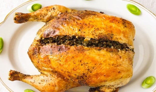 фаршированная курица