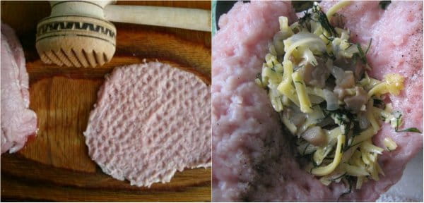 котлеты по-гомельски с грибами