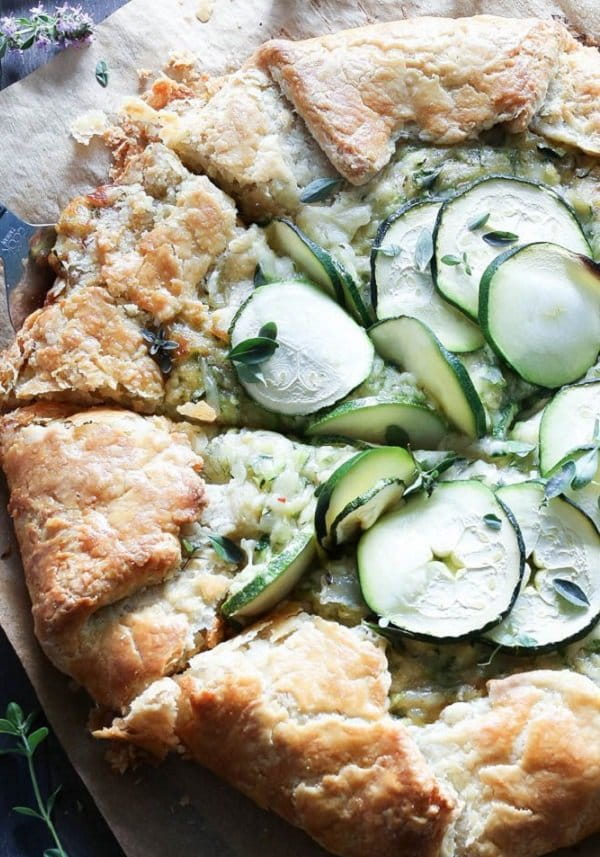 пицца с кабачками и фенхелем