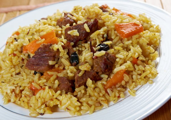 Плов с говядиной