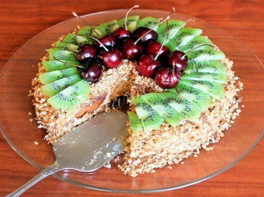 Торт из пряников и сметаны
