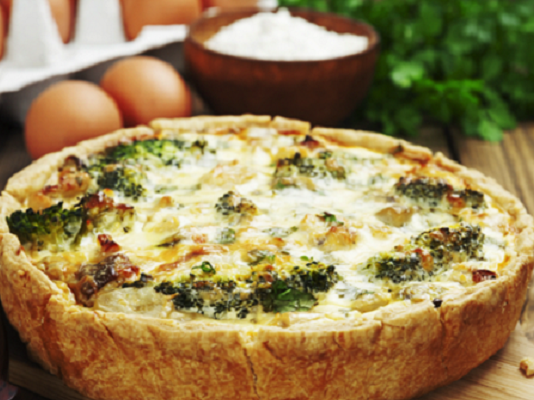 Французский киш с курицей и брокколи: пошаговый фото-рецепт