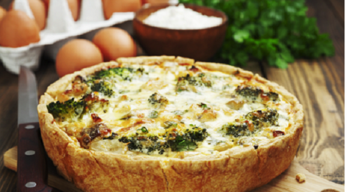 Французский киш с курицей и брокколи: пошаговый фото-рецепт