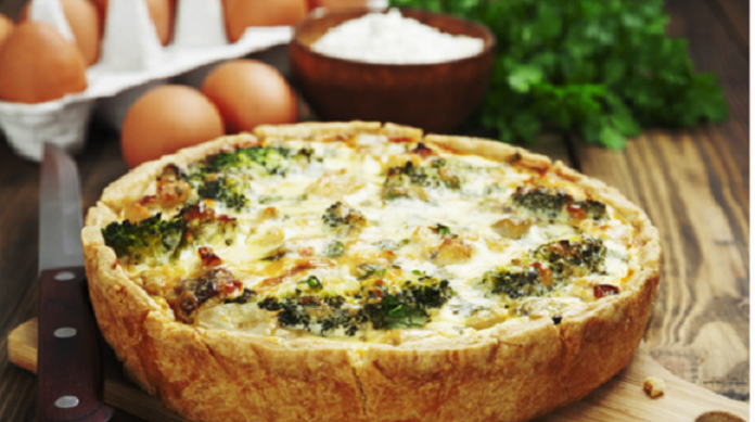 Французский киш с курицей и брокколи: пошаговый фото-рецепт