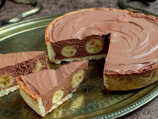 Вкуснейший торт с бананами и шоколадным муссом!
