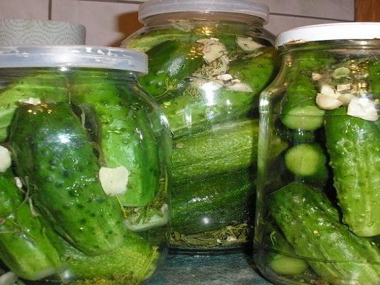Огурчики в пражской заливке