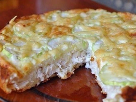 Пирог с курицей в духовке