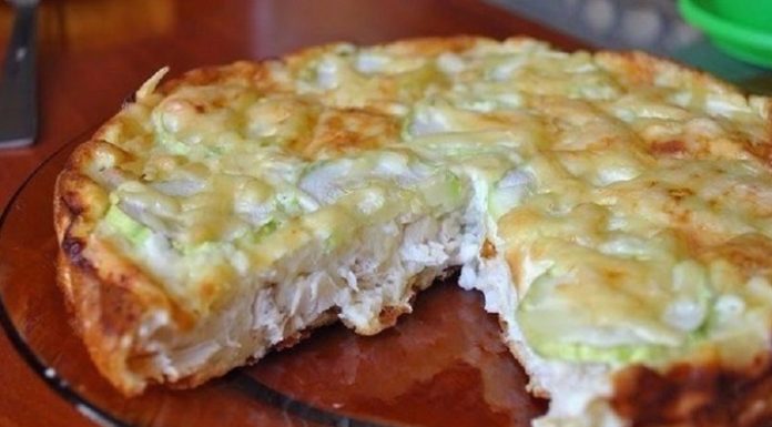 Пирог с курицей в духовке