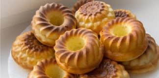 Цветаевский пирог с малиной