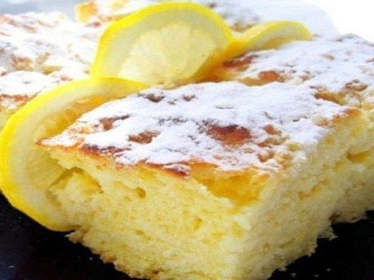 Лимонные пирожные