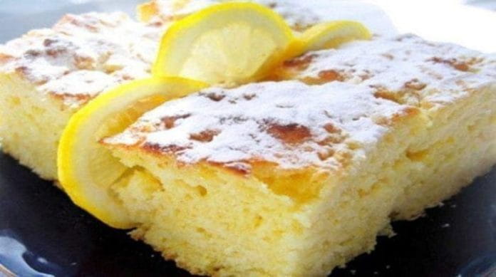 Лимонные пирожные