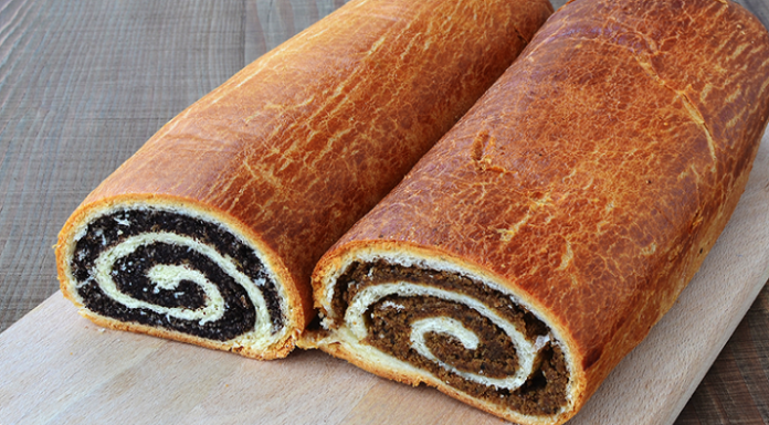 Самый вкусный осенний рулет на сдобном тесте