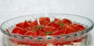 Овощной салат с сухариками