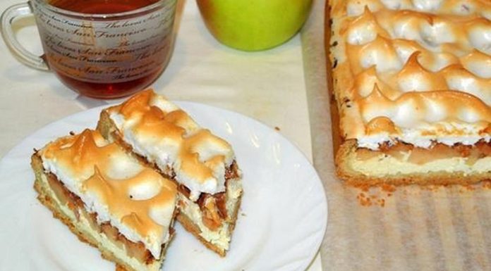 Немецкий яблочный песочный пирог