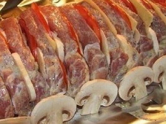 Мясо «Гармошка»