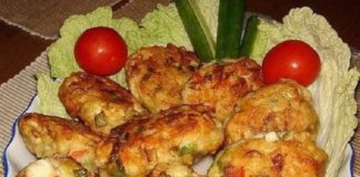 Котлеты в духовке с овощами и сыром