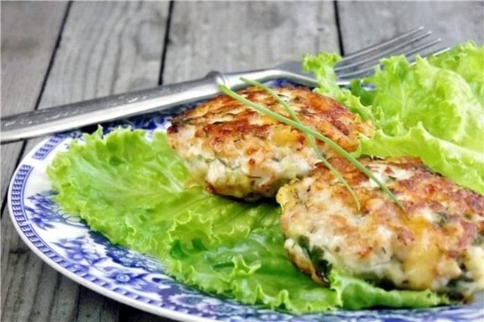 Куриные котлеты с сыром