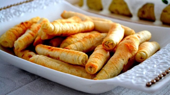 Сигара Бёрек из лаваша