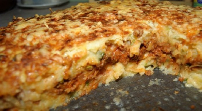 Картофельный пирог-запеканка