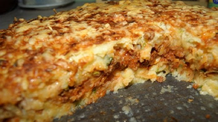 Картофельный пирог-запеканка