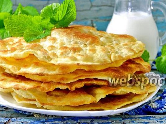 Лепешки на сметане на сковороде