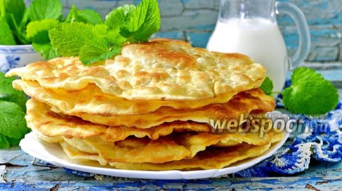 Лепешки на сметане на сковороде