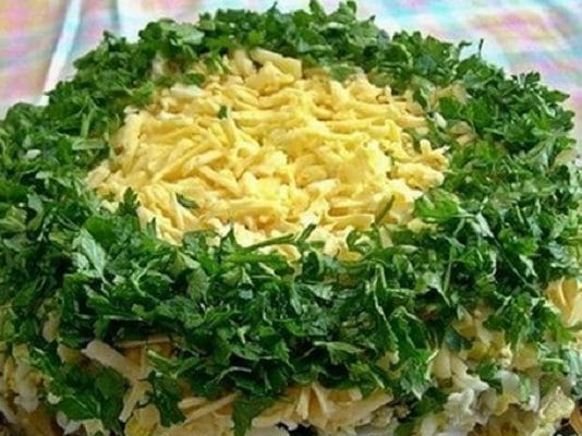 Грибы под шубой
