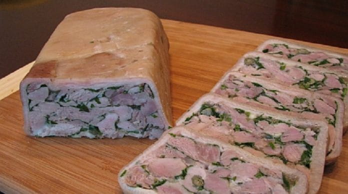 Террин из свиной рульки «Праздничный»