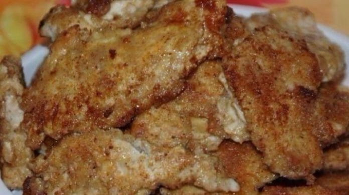Куриные отбивные в сырном кляре