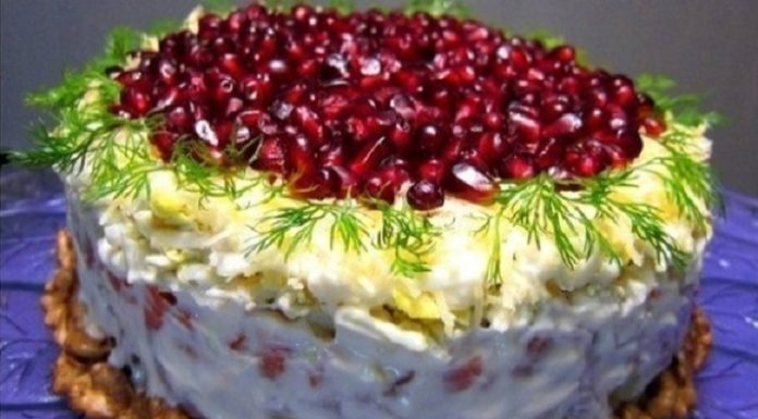 ТОП-9 самых вкусных слоеных салатов