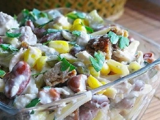 ТОП-5 салатов с куриным филе