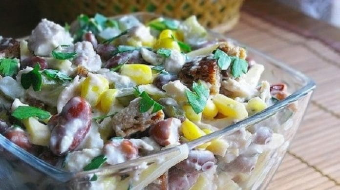 ТОП-5 салатов с куриным филе