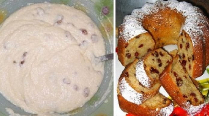 Пышный и вкусный пирог-пятиминутка