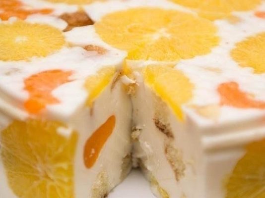 Желейный торт «Фруктовый Новый год»