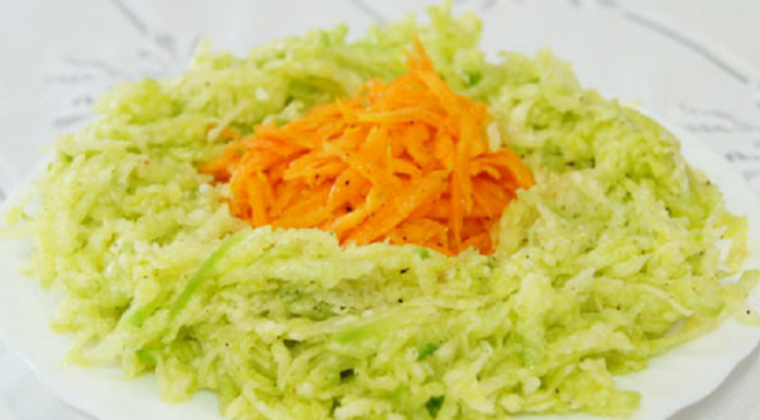 Салат из редьки и моркови