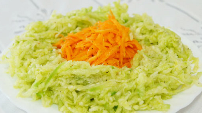Салат из редьки и моркови